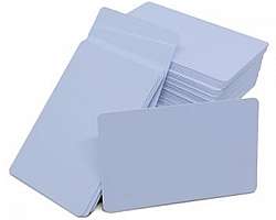 Cartão pvc branco para crachá Cartão pvc branco para crachá