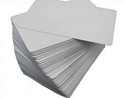 Cartão pvc branco para crachá Cartão pvc branco para crachá
