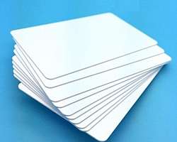 Cartão pvc branco para crachá Cartão pvc branco para crachá