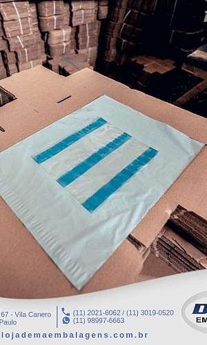 Saco plástico para nota fiscal Saco plástico para nota fiscal